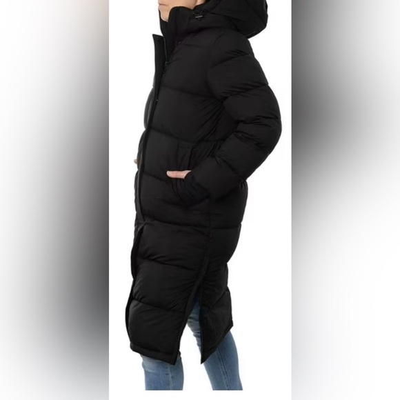 NWT London Fog Black Long Puffer Coat - X-Large - Picture 2 of 16